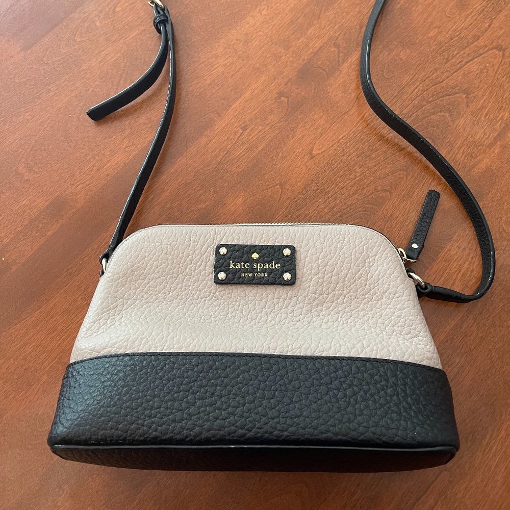 kate spade black and pink crossbody bag